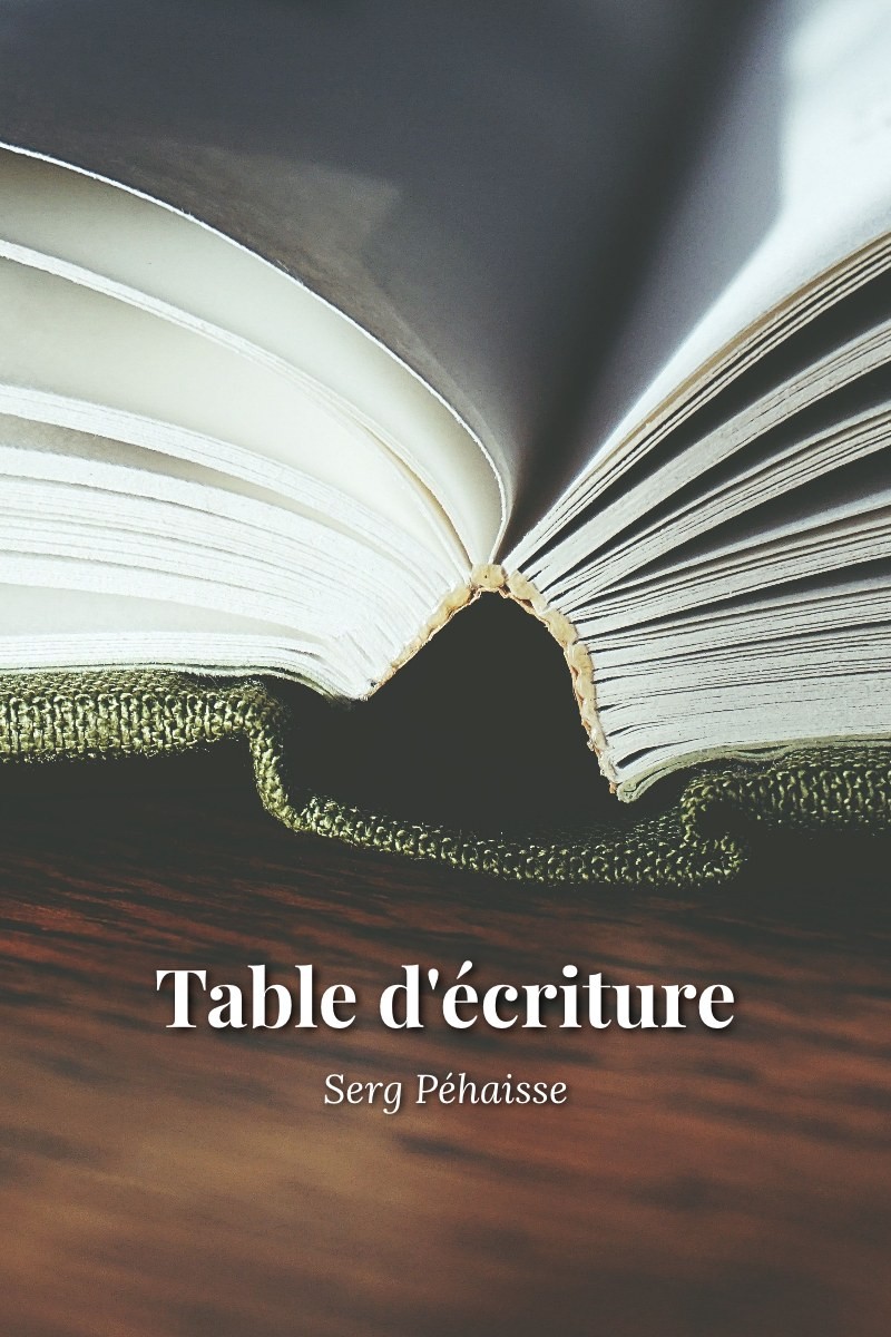 Couverture de Table d'écriture