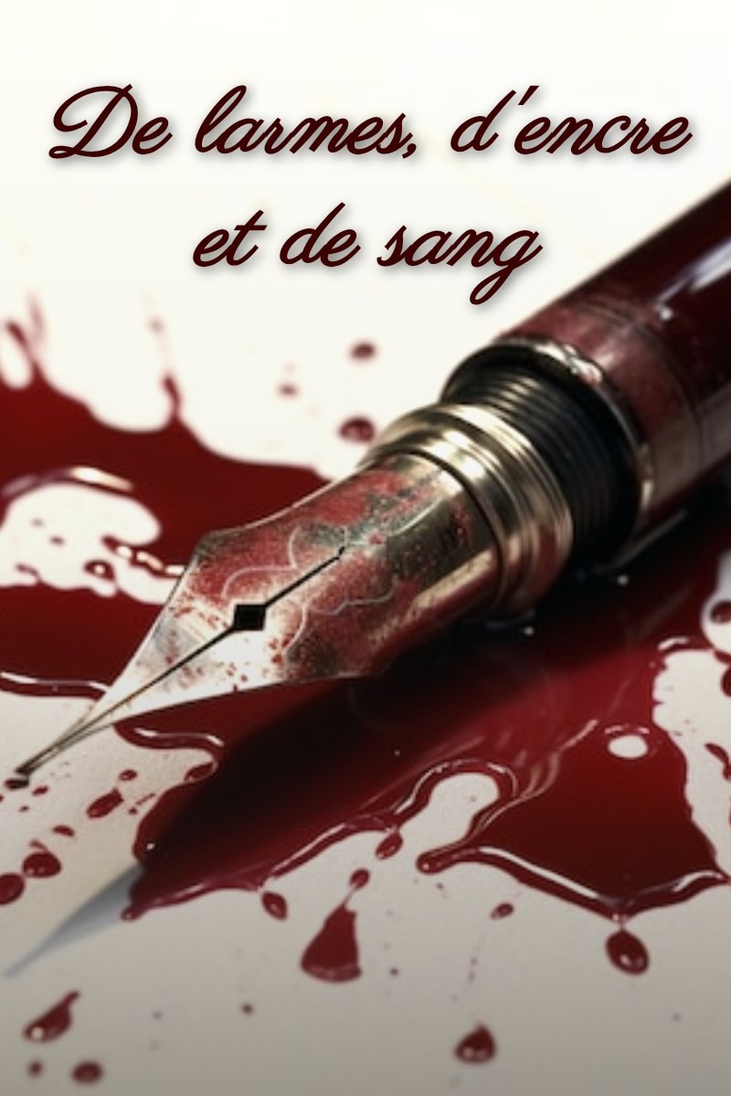 Couverture — De larmes, d'encre et de sang